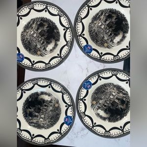 Set of 4 Royal Stafford Halloween Salad/ Dessert Plates